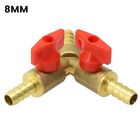 Versatile 8mm10mm Hose Y Brass Shut Off Ball Valve for Easy Pipe Connections