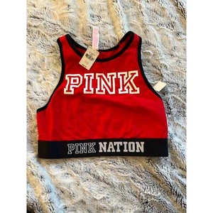 Victoria’s Secret Pink Bra Top 94% cotton 6% elastane size XSNWT - Picture 1 of 6