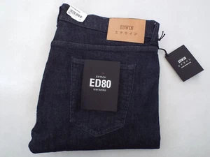 Pantalones de mezclilla para hombre EDWIN ED-80 rojos listados 12,75 oz 🌍 talla W36-38 L34 🌎 PVP £145-225+ - Imagen 1 de 8