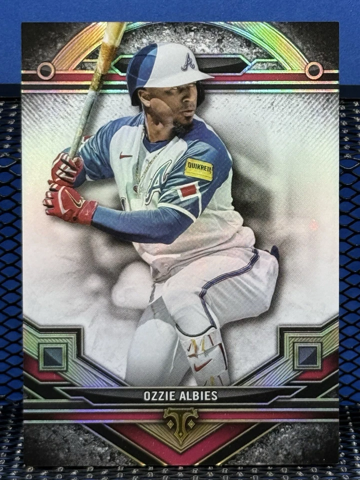 2024 Topps Triple Threads OZZIE ALBIES Atlanta Braves Base 31 - Image 1 of 2