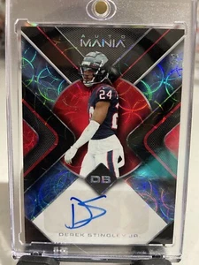 2022 Wild Card Auto Mania Derek Stingley Jr 1/2 - Picture 1 of 3