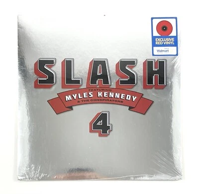 Slash 4 Limited Edition Red Colored Vinyl Record Guns N' Roses Myles Kennedy 🎸 - Image 1 of 2