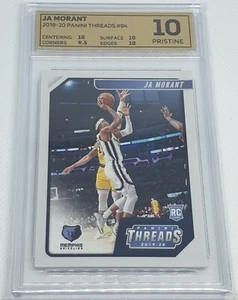 Ja Morant - 2019-20 Chronicles Threads - #84 - Rookie / RC - OCE 10 PRISTINE - Picture 1 of 6