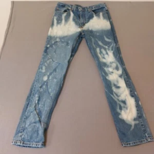 Levi’s Herren 505 Jeans 32 x 32 Blau Regular Fit Straight Leg Medium Wash Bleached - Bild 1 von 14