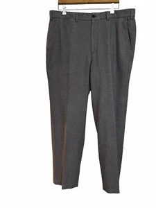 Vtg Orvis Men’s Size 38X 30 Gray Cotton Wool Blend Flannel Dress Pants - Picture 1 of 10