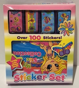 New Lisa Frank Sticker Collection Book + Stickers Set Blonde Surfer Beach Girl - Picture 1 of 8