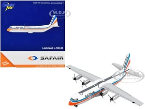 LOCKHEED L-100-30 AIRCRAFT "SAFAIR" 1/400 DIECAST MODEL BY GEMINIJETS GJ1248 - Picture 1 of 2
