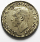 1944 S Australia Florin Silver Coin Km# 40