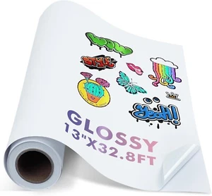 Koala bedruckbare Vinyl Aufkleber Papier Rolle 13 Zoll x 32,8 Fuß für Tintenstrahldrucker A3+ - Bild 1 von 8