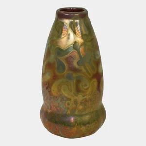 Weller Sicard 1902-07 Art Nouveau Pottery Iridescent Luster Ceramic Vase 7 - Picture 1 of 7