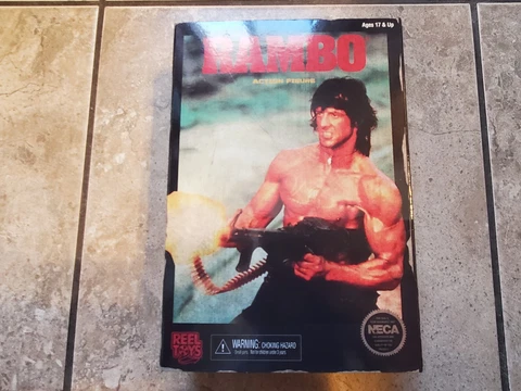 NECA Rambo Video Game 8 Bit Figure Cover