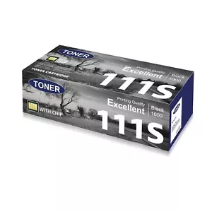 Paquete de 1 tóner negro MLT-D111S compatible con Samsung Xpress M2022W M2026 M2026W - Imagen 1 de 7