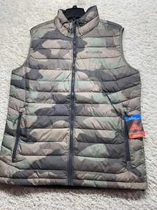 Giubbotto Columbia Powder Lite Omni Termico Riflettente Mimetico Tampone Uomo Nuovo con etichette L - Foto 1 di 13