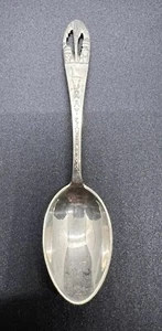 Vintage LURAY CAVERNS VIRGINIA Sterlingsilber Souvenir Löffel 4,25" Ausschnitt Szene - Bild 1 von 5