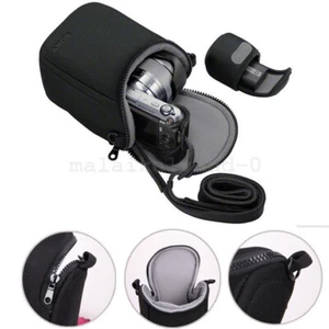 Camera Bag Case Pouch For Sony A6000 A6300 RX1R II NEX-5T 5N 5R 6 7 F3 3N Canno - Picture 1 of 11