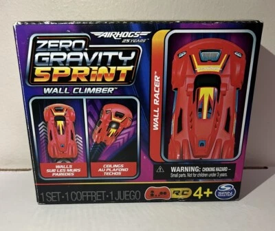 Zero Gravity Sprint RC Car Wall Climber, Red USB-C Rechargeable Indoor Wall - Image 1 of 4