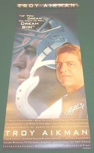 TROY AIKMAN 12" X 26" POSTER , NEW - Picture 1 of 1