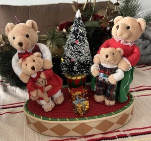 "Lindo Avon Navidad 9"" Luces Decorativas Música A Beary Feliz Fiesta Celebración 2001" - Imagen 1 de 11