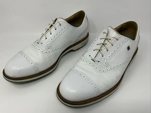 Scarpe da golf uomo FootJoy Premiere Series Wilcox taglia 10,5 bianche Softspikes - Foto 1 di 11