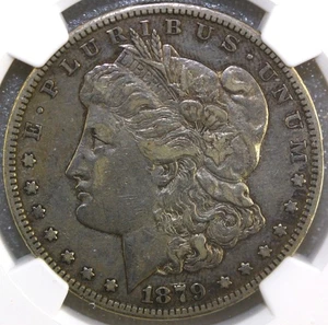 1879 CC Morgan Silver Dollar $1   Key Date TOP -100 VAM-3 Capped  CC  NGC XF40 - Picture 1 of 5