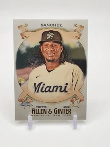 Topps Allen & Ginter 2021 cromo #140 Sixto Sanchez Miami Marlins - Imagen 1 de 2