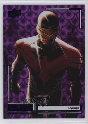 2023 Upper Deck Allegiance Avengers vs X-Men Purple Cosmic 62/99 Cyclops 0kr0 - Image 1 of 3