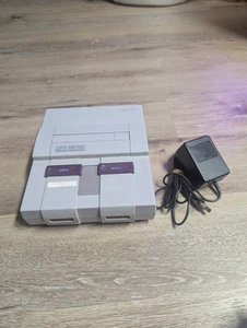 Super Nintendo Console Snes System Console Only SNS-001 OEM Tested Works - Picture 1 of 8