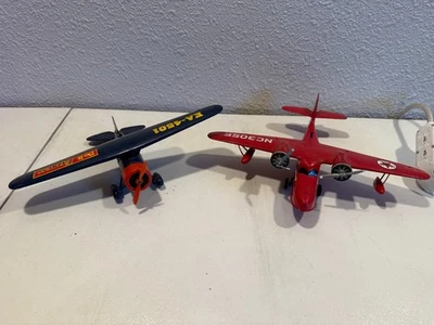 Lot of 2 Ertl Wings of Texaco Die-Cast Airplane Banks Grumman Goose & Lockheed - Image 1 of 4