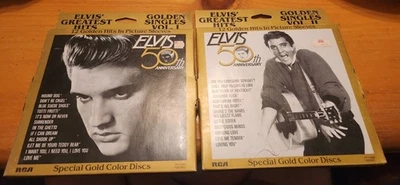ELVIS PRESLEY ELVIS'GREATEST HITS-GOLDEN SINGLES VOL.1 & VOL.II 50th ANNIVERSARY - Image 1 of 4