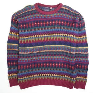 Suéter tejido Old Glory vintage talla XL multicolor - Imagen 1 de 7