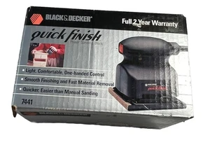 BLACK & DECKER #7441 1.6A 15,000 OPM 1/4 Quick Finish Sander - Picture 1 of 9