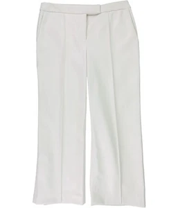 Alfani Womens Faux Leather Casual Trouser Pants, white, 8 - Picture 1 of 1