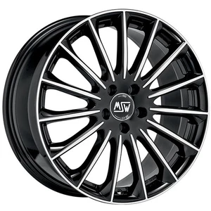 LLANTAS MSW MSW 30 PARA MINI COUNTRYMAN 7,5X19 5X112 GLOSS BLACK FULL POLISHED  - Imagen 1 de 4