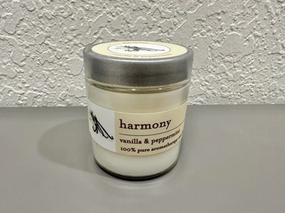 Vela de aromaterapia Tru Melange Harmony vainilla y menta 100 % pura 4 oz Foto 1 de 4