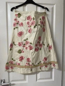 Whistles Floral Skirt Size 10 - Picture 1 of 4