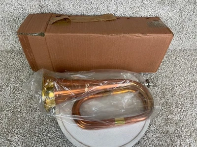 Brass & Copper Bugle US Military Signal Cavalry Flared Horn with Mouthpiece - Image 1 of 4