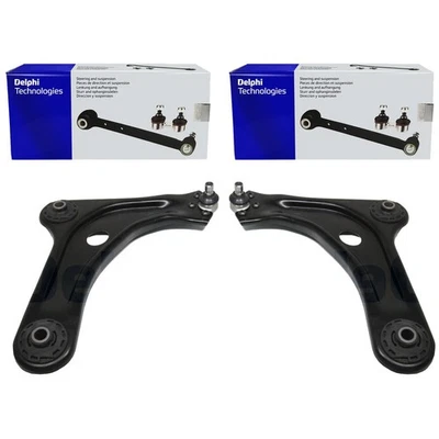 2x DELPHI Kit Bras de Suspension Inférieure Avant Convient pour Citroën C2 C3 + - Photo 1/4