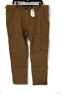 Prana NWT men’s Zion pants straight leg slim fit 38X32 Tan - Picture 1 of 11