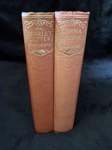 The Scarlet Letter by Hawthorne & Lorna Doone by Blackmore - Picture 1 of 5