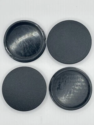 DANGOODBUY 2" Hole Nylon Locking Panel Plugs Black/White Dome Cover 2 1/8" Top Width