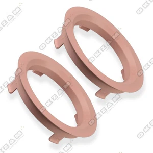 2x WHEEL RIM SPACER SPIGOT RING FOR ALUMINIUM RIMS - Ø 70.1 mm - Ø 58.1 mm - Picture 1 of 1