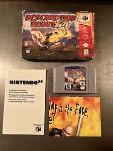 Destruction Derby 64 - Nintendo/N64 - Box, Poster & Game Only - Authentic