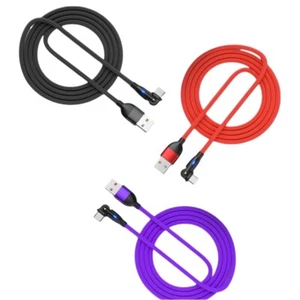 USB to Type C Fast Charging Cable 180 Degree Rotate Data Cord for Smartphone - Zdjęcie 1 z 14