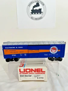 LIONEL6-9783 #2 B&O TIMESAVER BOX CAR BLT-1977 NEW - Picture 1 of 3