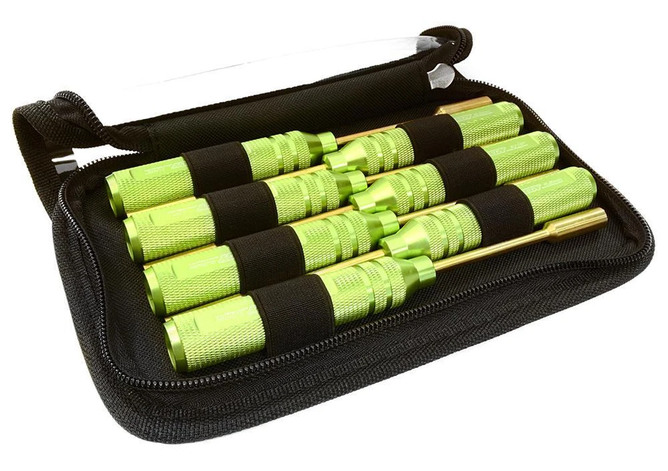 ProGrip Hex Nut Driver Set 4.5, 5, 5.5, 7mm & 3/16, 1/4, 11/32 Size - Image 1 of 1