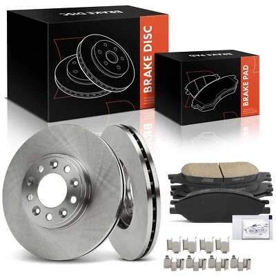 6Pcs Brake Disc Rotor & Ceramic Brake Pad for Ford	Windstar 1999-2003 Front Side - Image 1 of 4