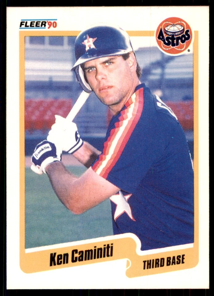 1990 Fleer Ken Caminiti Baseball Cards #225 - Image 1 of 2