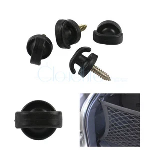 4 Stücke Haken Schnalle für Auto Kofferraum Gepäcknetz Hängen zubehör - Picture 1 of 6