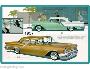 1957 Oldsmobile Rocket 88 Car Auto Refrigerator / Tool Box Magnet - Picture 1 of 1