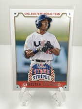 Panini 2015 USA Baseball Stars & Stripes Baseball Card #21 Christin Stewart